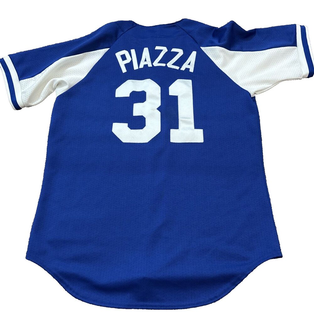 Vintage Majestic #6582  MLB Mens Los Angeles Dodgers Mike Piazza Jersey M USA